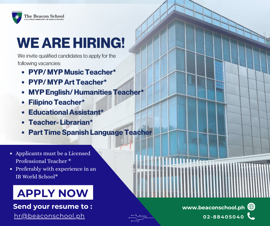 HR Job Posting Beacon School Manila